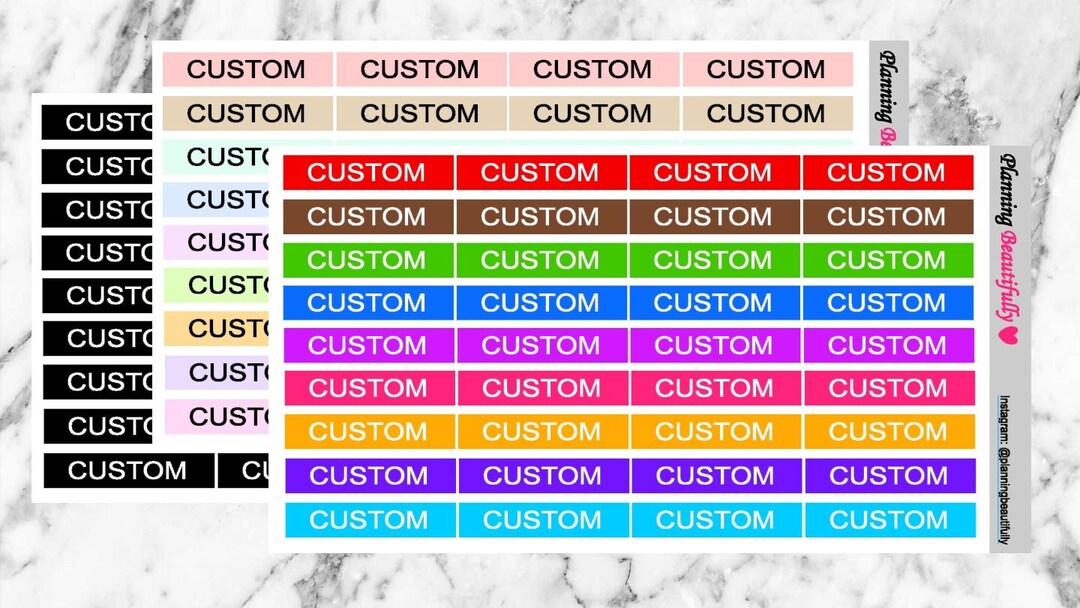 Custom Text Stickers, Custom Stickers, Custom Word Stickers ...