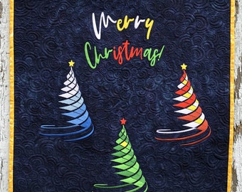 Merry Christmas Quilted Banner