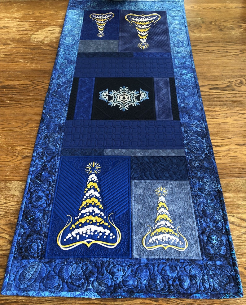 Christmas-Tree Quilted Table Runner image 4