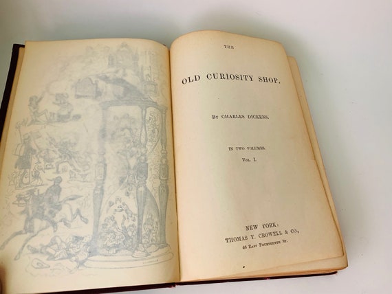 Vintage "The Old Curiosity Shop Vol. 1" by Charles Dickens