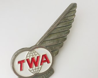 Vintage TWA Junior Hostess Pin