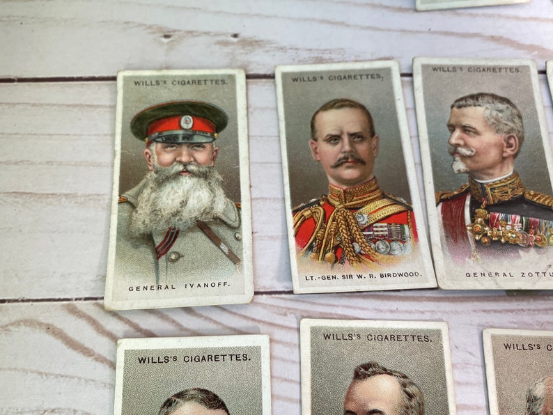 Antique Wills's Cigarettes Cards Allied Army Leaders image 4