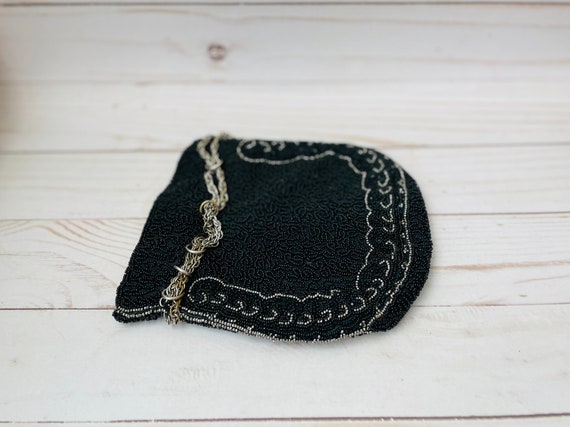 Vintage Beaded Pouch Purse--Vintage Beaded Purse - image 1