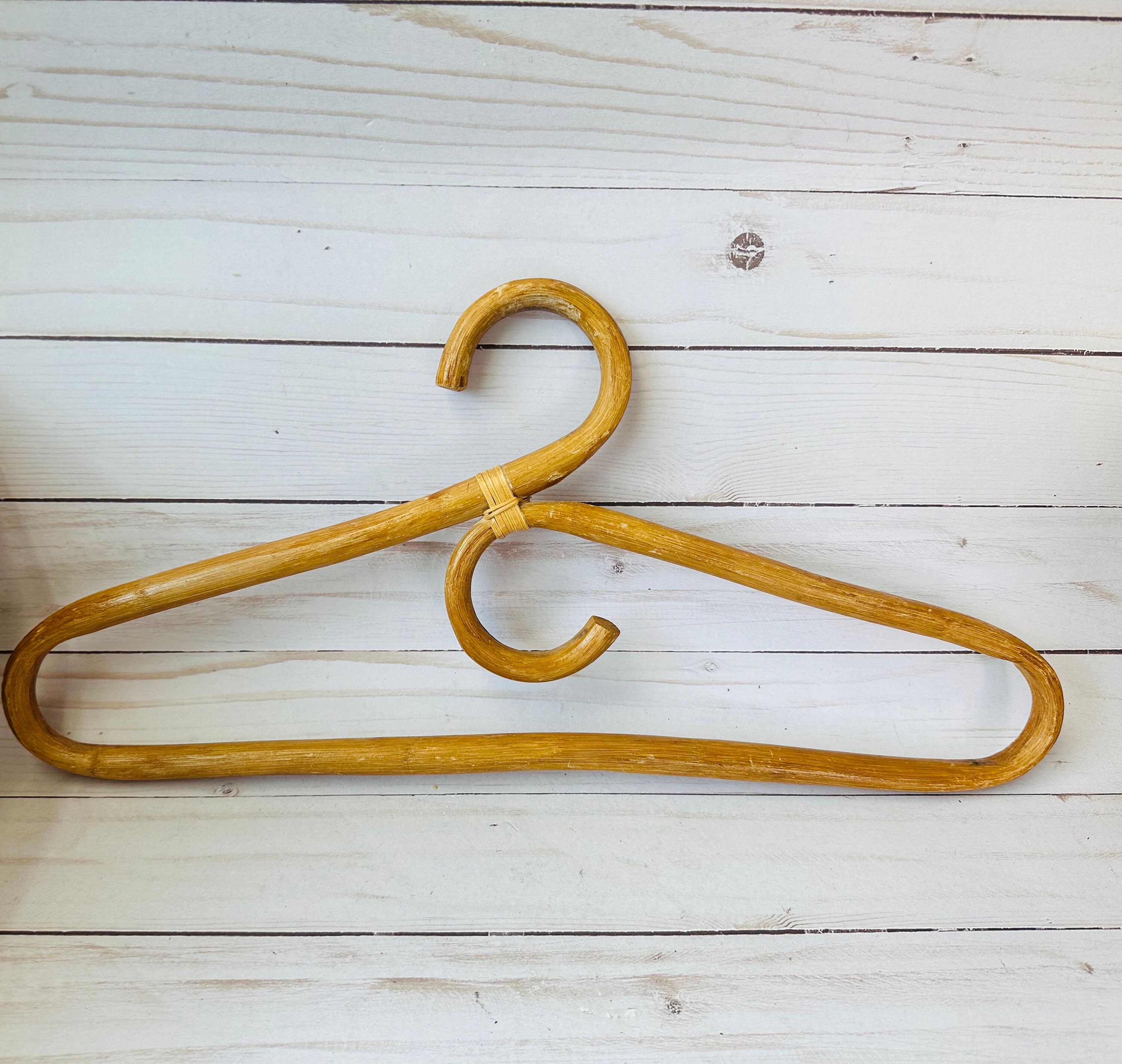 Vintage Rattan Hangerbentwood Hangersbridesmaid Gift Etsy