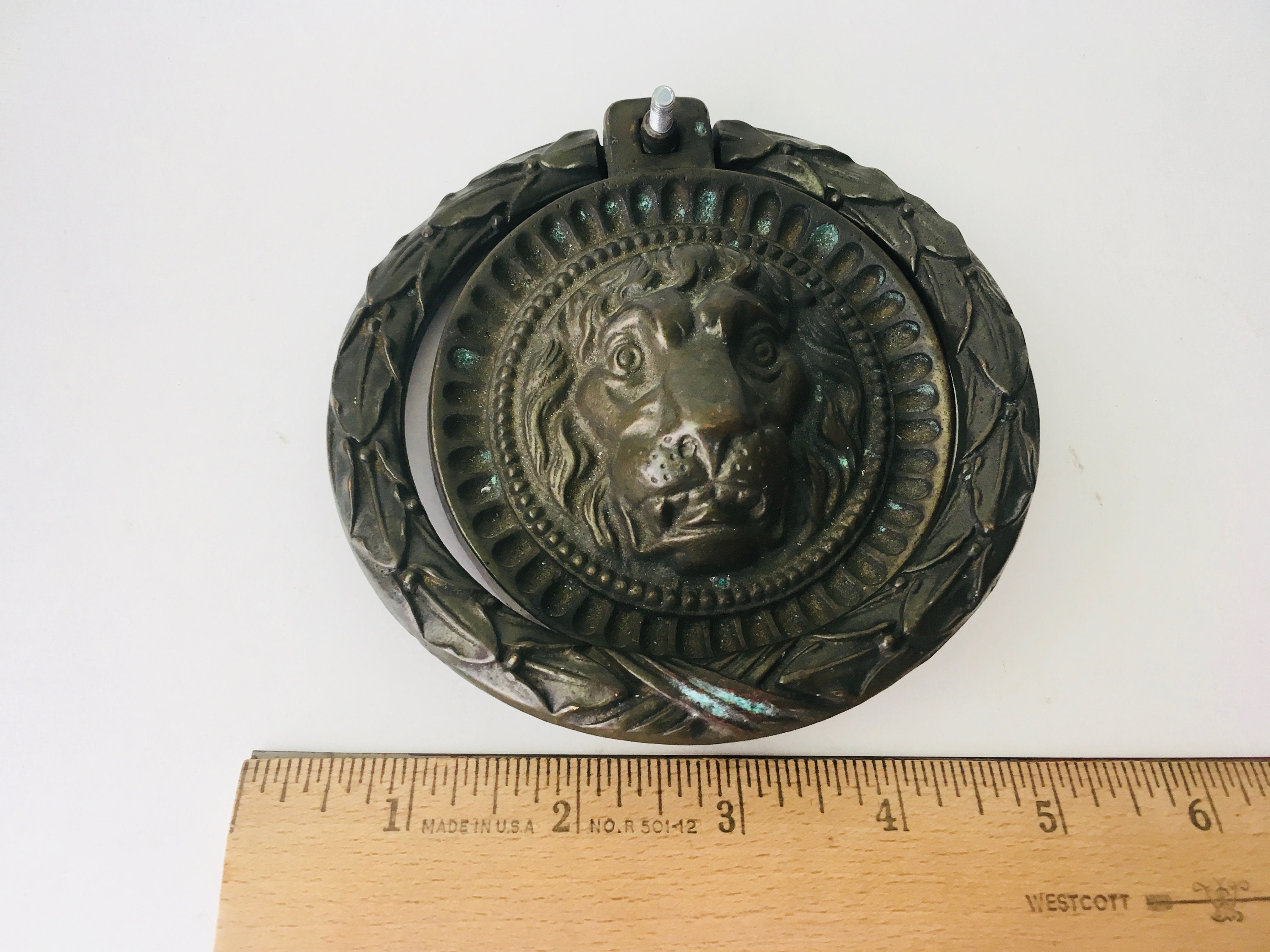 Vintage Lion Door Knocker Door Knocker Lion Door Decor Traditional Door Regal Door Vintage Lion Lion Lion Head