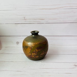 SDW Stoneware Designs West Pottery Vase - MCM Pottery - California Pottery - USA Stamped Decor Collectible