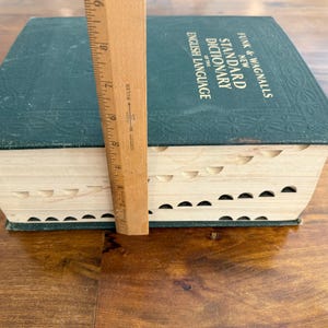1947 Funk & Wagnalls New Standard Dictionary--1940s Dictionary--Funk And Wagnalls Dictionary--Vintage Illustrated Dictionary