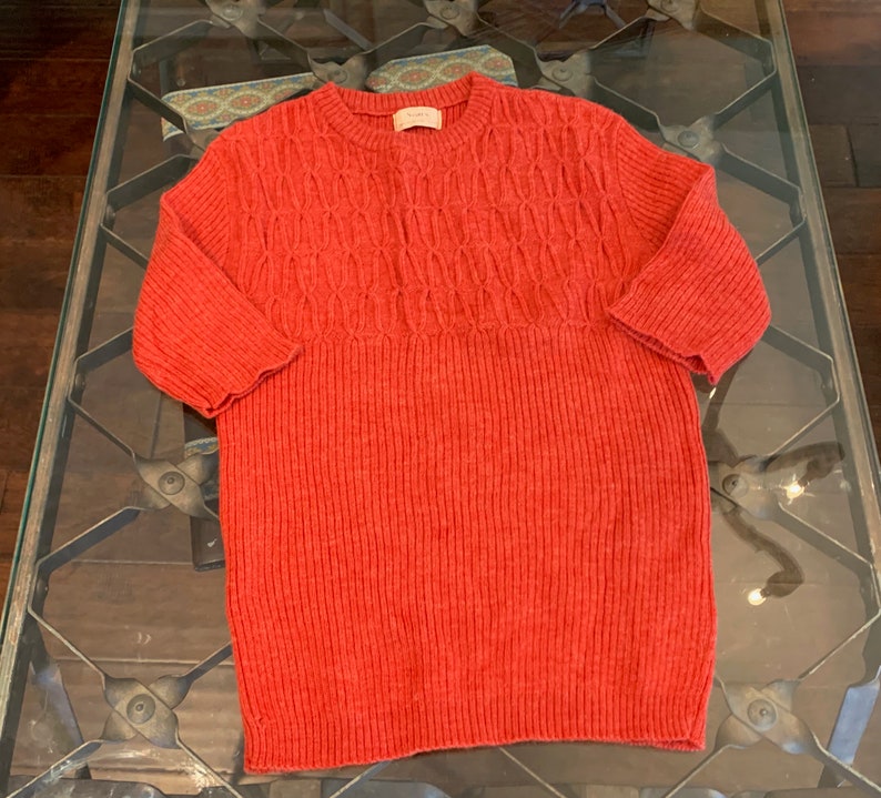 Vintage Sears Roebuck /& Co Sweater Made In USA Size S