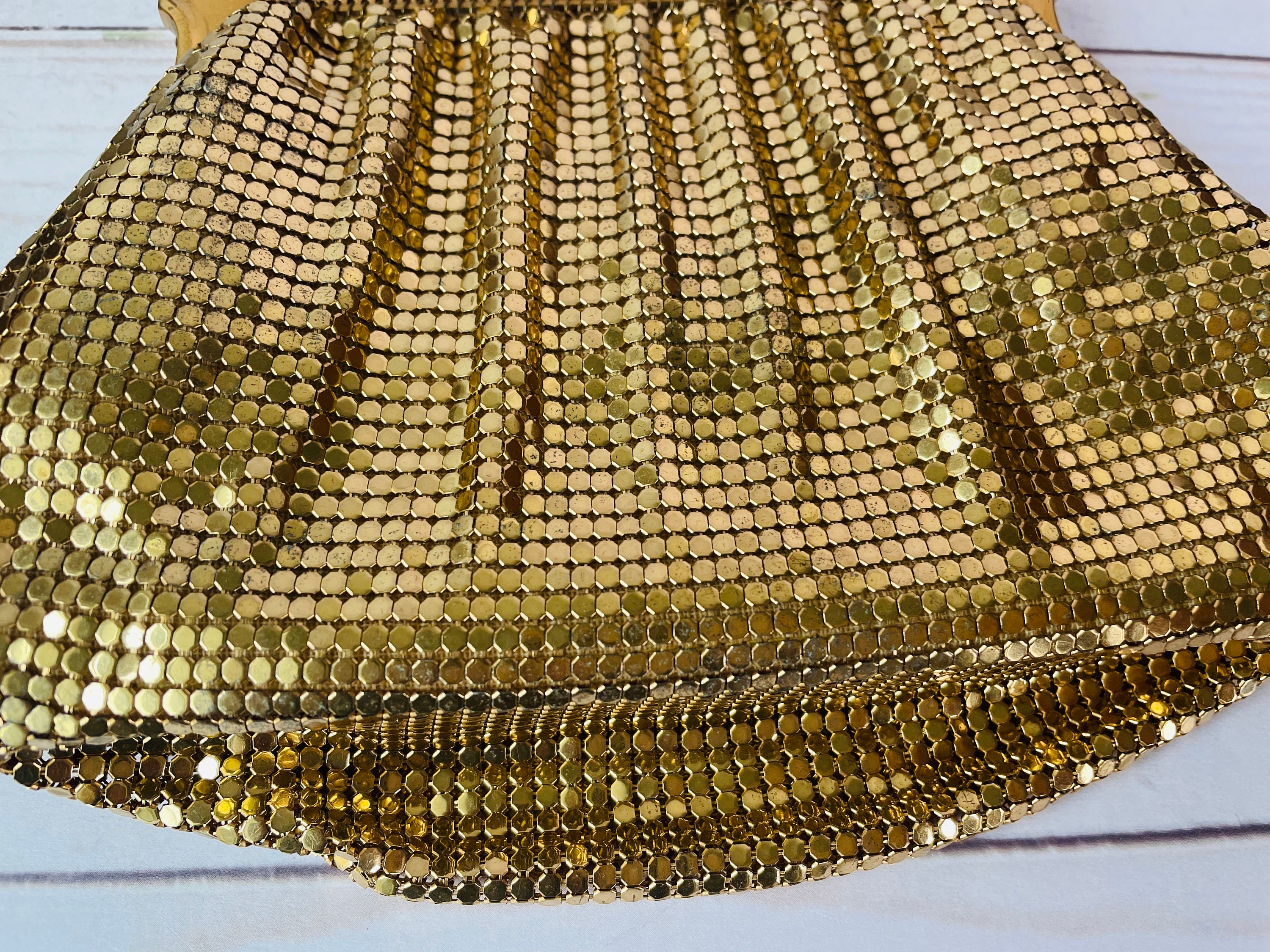 ヴィンテージ ホワイティング＆デイビス メッシュバッグ - Etsy 日本