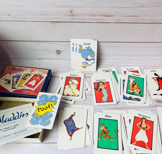 Vintage Disney Aladdin Card Game
