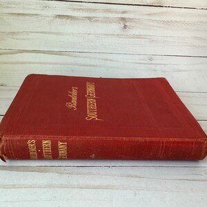Antik 1910 Baedeker&#39;s Reiseführer Süddeutschland--Antike Reiseführer