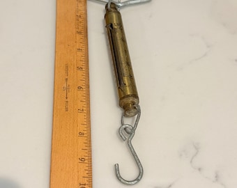 Vintage Chatillon Scale--Vintage Hanging Scale--Vintage Spring Scale--Vintage Fish Weighing Scale--Vintage Portable Scale--Luggage Scale