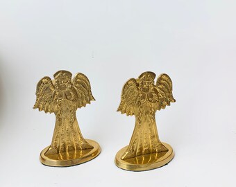 Brass Candleholders - Vintage Angel Candleholder