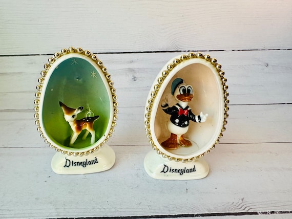 1950s Walt Disney Productions Porcelain Figure--Vintage Disneyland Collectibles--Vintage Disneyland Souvenir--Disneyland Character Eggs