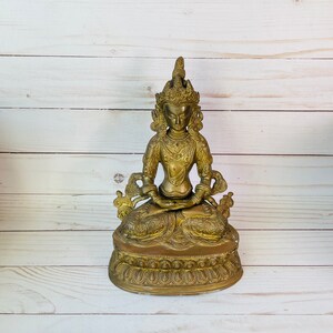 Vintage Brass Buddha
