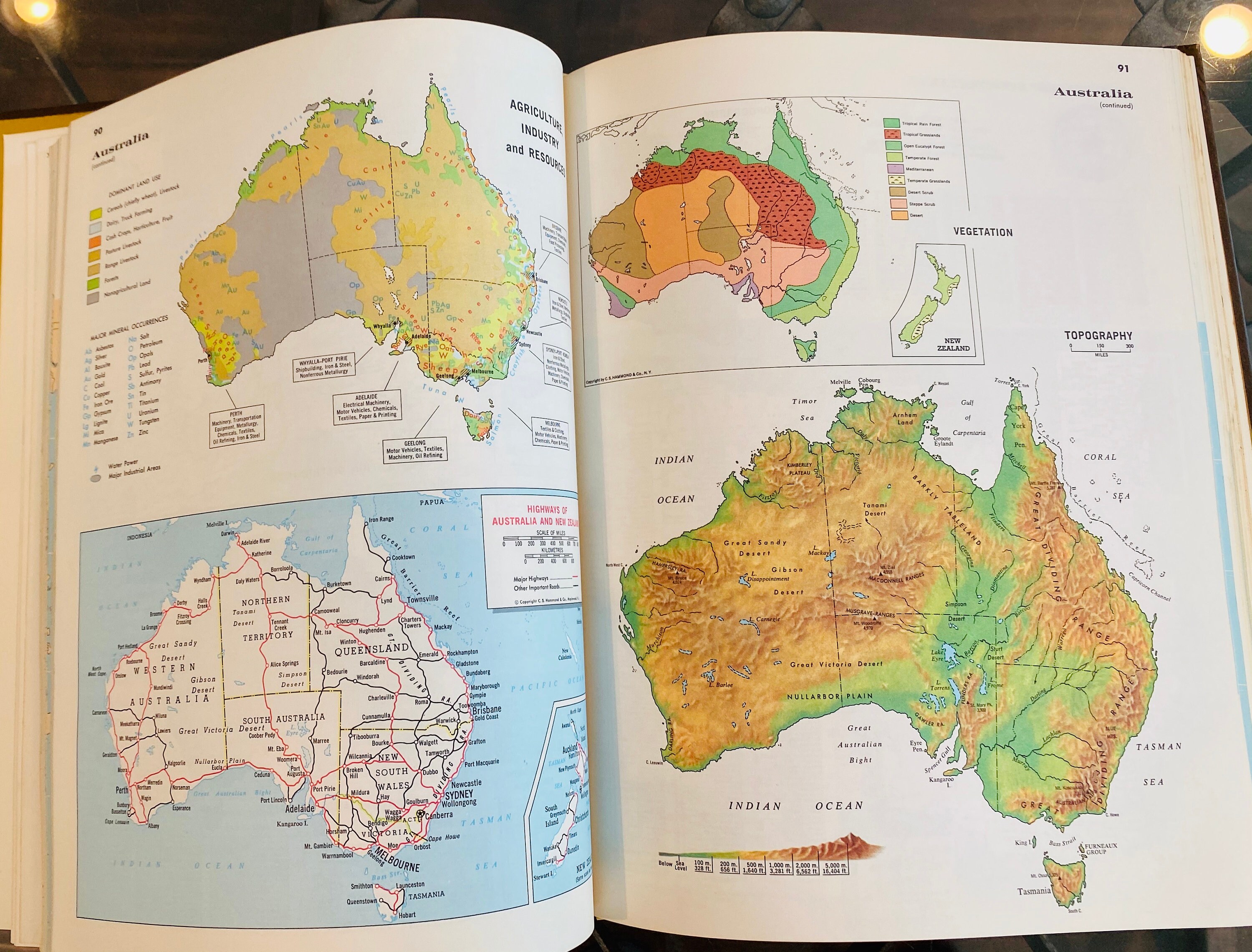 1967 Hammond Standard World Atlas- Atlas Book - Etsy