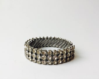 Vintage Made In Japan Strass Armband