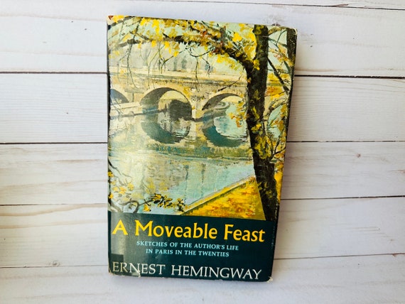 1964 First Edition A-3.64[H] Hemingway "A Moveable Feast"--Vintage Hemingway Book