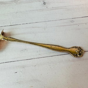 Antique Sterling Silver Baby Food Pusher--Victorian Baby Food Pusher--Antique Baby Utensils