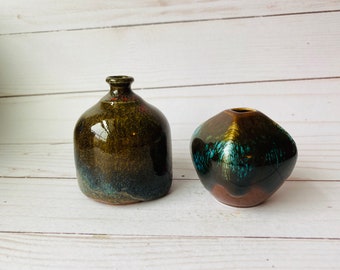 Pair of Mini Pottery Vases