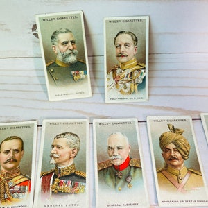 Antique Wills's Cigarettes Cards Allied Army Leaders image 5