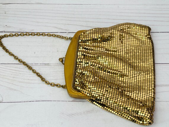 Vintage Whiting & Davis Mesh Bag--gold Mesh Bag - Etsy