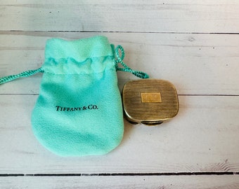Vintage Tiffany & Co. Sterling Silver Pill Box--Sterling Silver Pill Box--Vintage Tiffany And Co