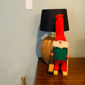 Tomte Gnome, Vintage Christmas, Made In Sweden out of Wood