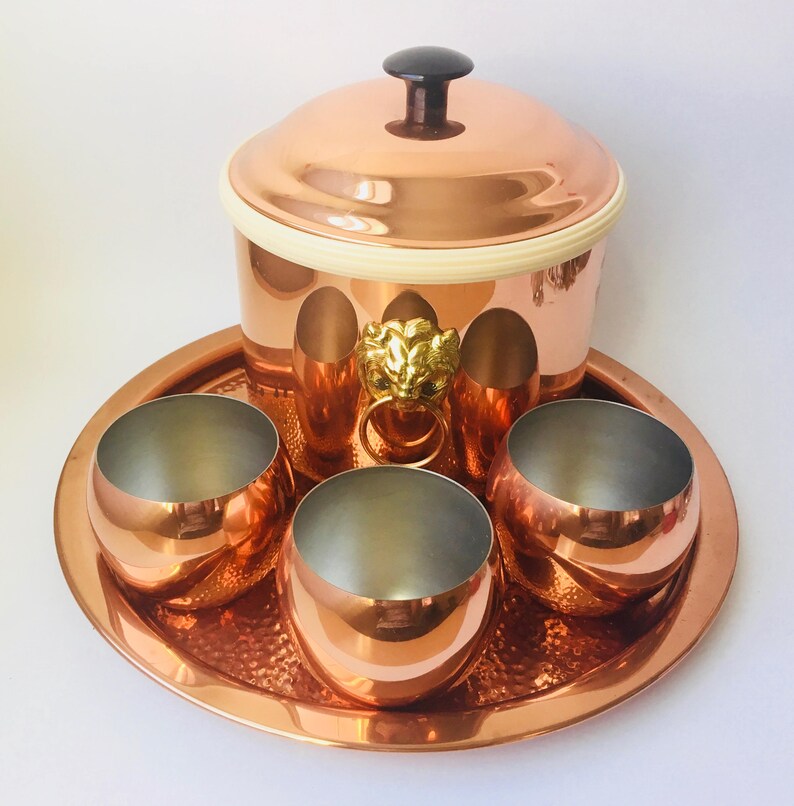 Coppercraft Guild Bar Set/copper Bar Set/copper/copper Ice Etsy