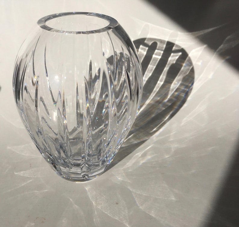 Vintage Miller Rogaska Crystal Vase Rogaska Crystal Crystal Etsy