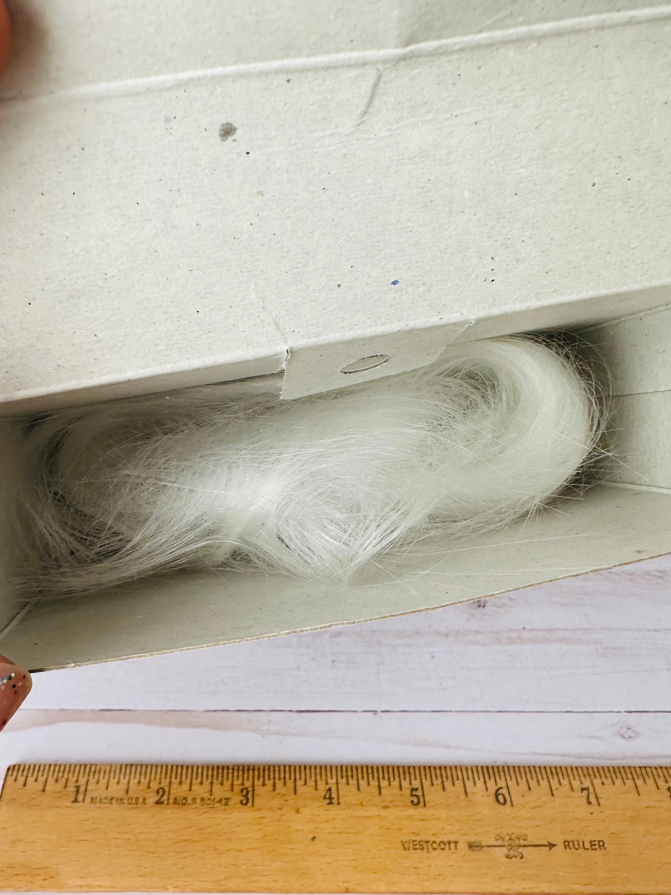 Vintage Angel Hairvintage Christmaswhite Spun Glass Angel Etsy