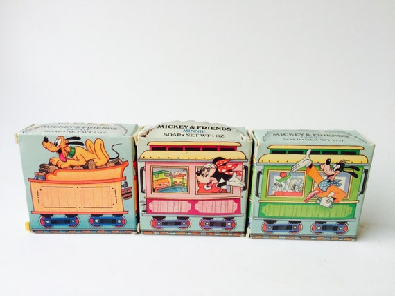 Soaps by Avon - Set of 3 1990 Mickey & Friends