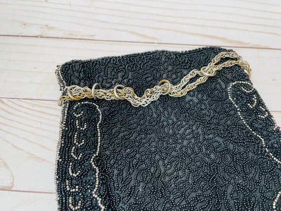 Vintage Beaded Pouch Purse--Vintage Beaded Purse - image 8