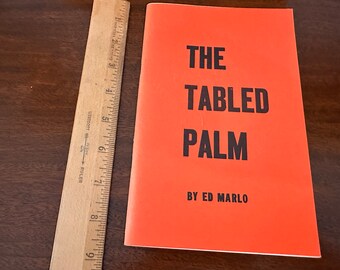 The Tabled Palm di Edward Marlo - Libro vintage - Libro vintage firmato - Edward Marlo