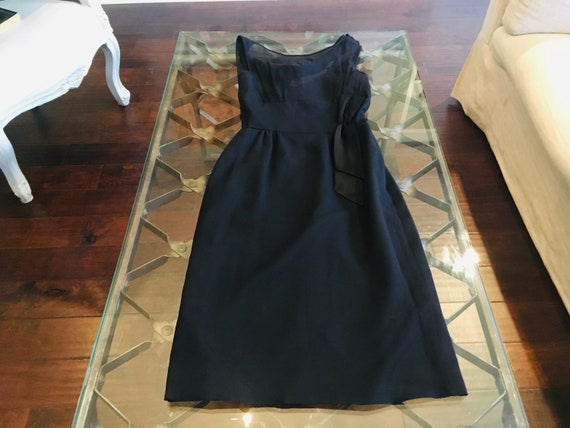 Vintage Gay Gibson Black Formal Dress Size 0
