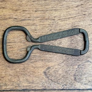 Vintage Coca-Cola Bottle Opener--Vintage Coca-Cola Collectible--Vintage Bottle Opener--Vintage Coke Bottle Opener--Coca Cola Collectible