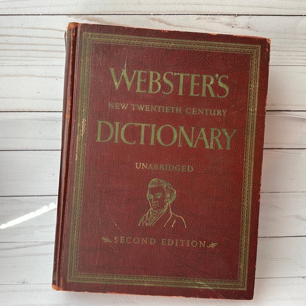 1963 Webster's New Twentieth Century Dictionary Unabridged Second Edition