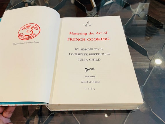 1965 Julia Child Mastering The Art Of French Cooking