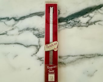 Cinturino per orologio vintage elasticizzato - Bracciale per orologio vintage - Accessorio per orologio - Cinturino per orologio flessibile elasticizzato - Cinturino per orologio vintage in acciaio inossidabile