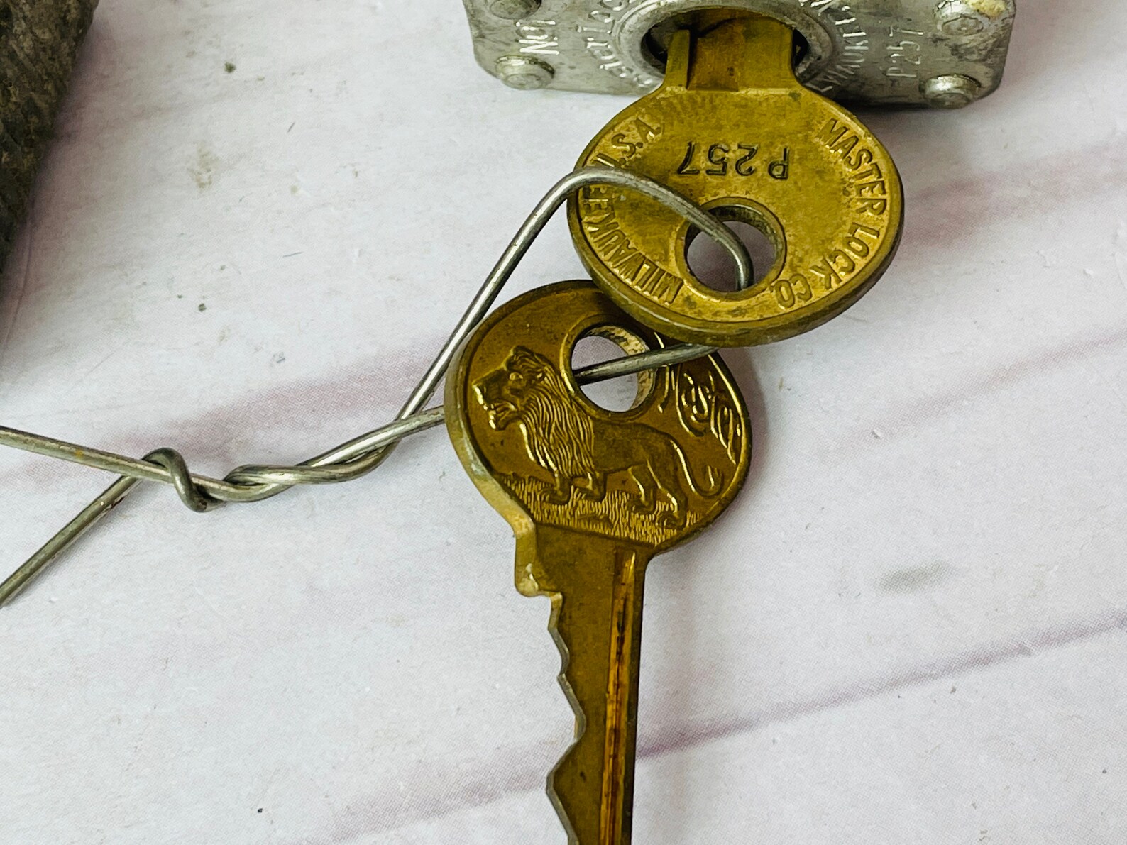 Vintage Masterlock Lion Keys Vintage Keys Etsy