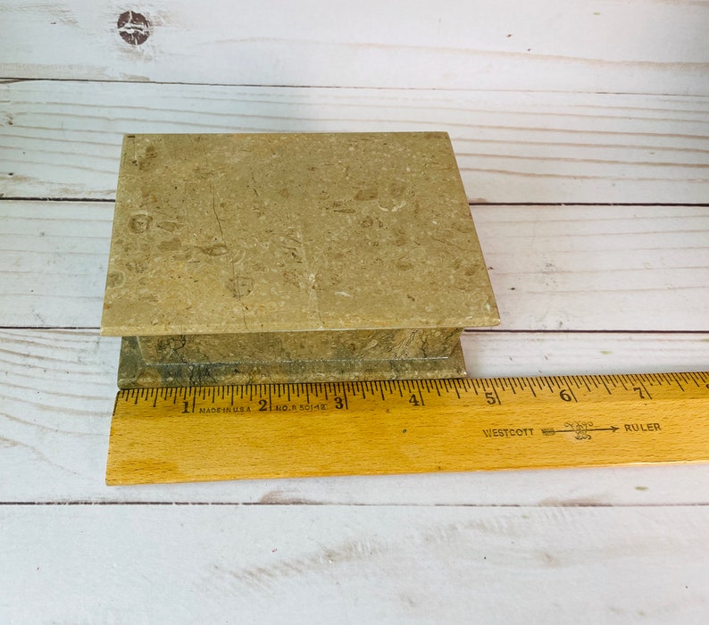 Natural Stone Jewelry Boxdecorative Stone Box Etsy