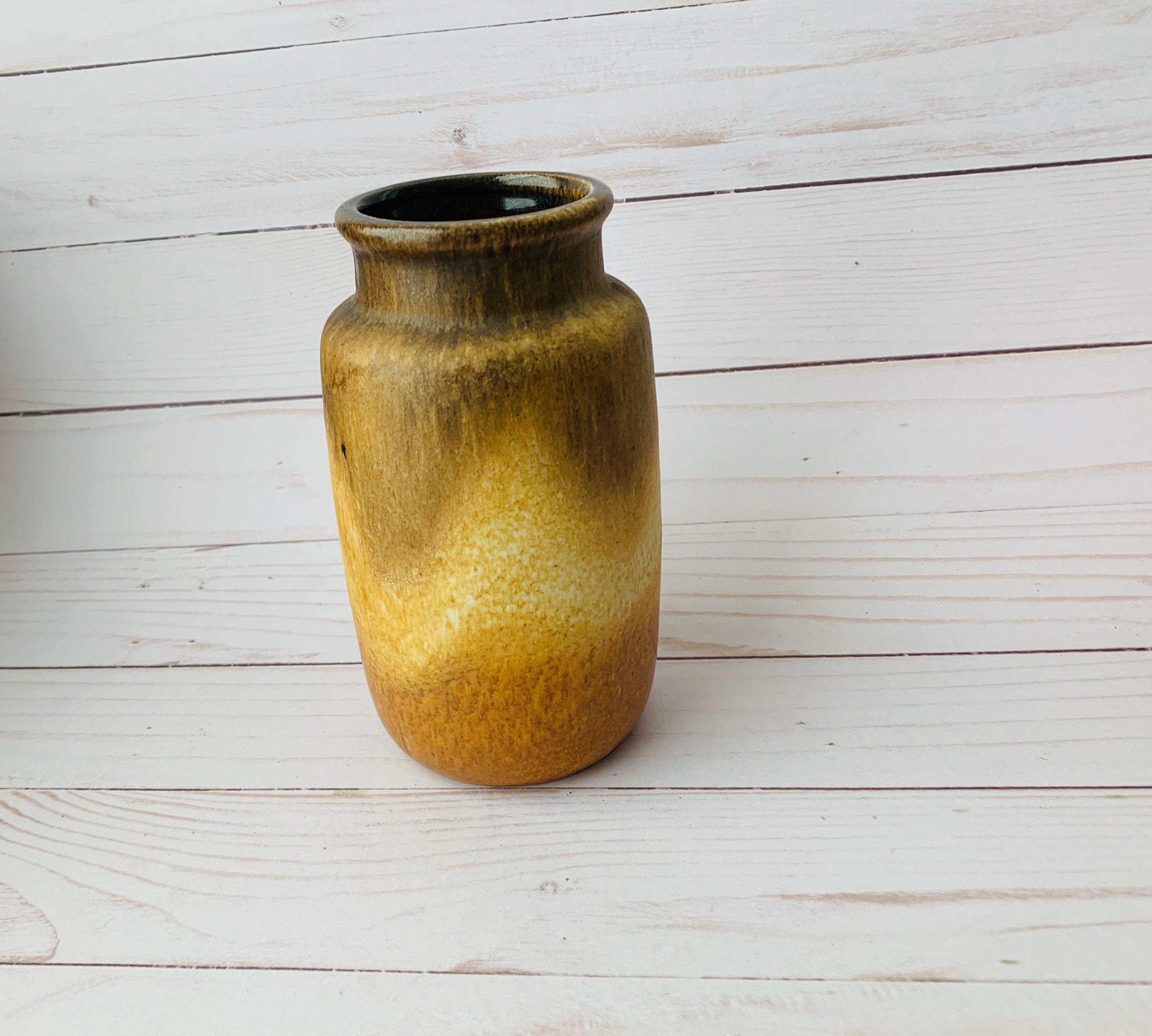 Vintage W. Germany Pottery Vase Etsy