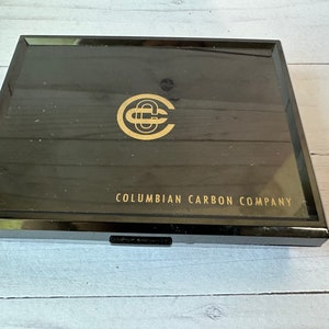 Vintage Columbian Carbon Company Deck Of Cards--Vintage Playing Cards--Black and White Deck Of Cards--Deck With Jokers