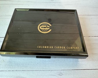 Vintage Columbian Carbon Company Deck Of Cards--Vintage Playing Cards--Black and White Deck Of Cards--Deck With Jokers