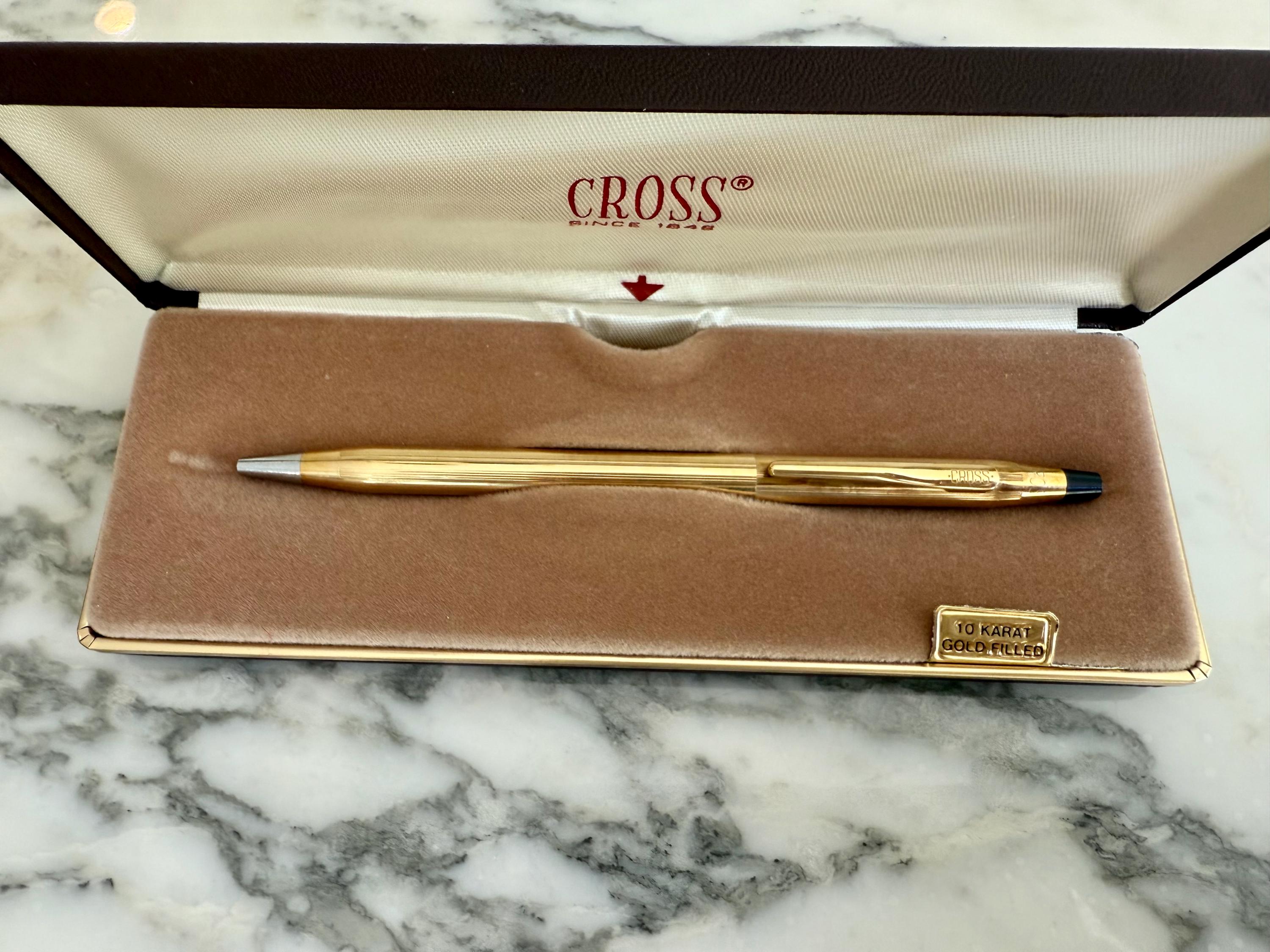 Cross 12k gold pen - Etsy 日本