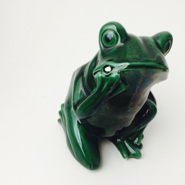 Vintage Frog Ceramic Planter N-226 By Brody/Frog Planter/Animal Planter/Ceramic Frog/By Brody