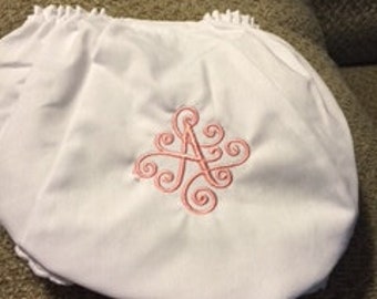 Monogrammed Diaper Covers