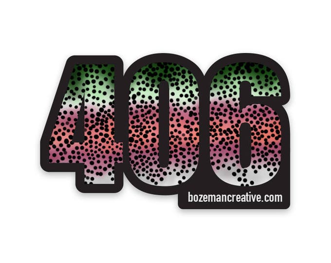 406 Montana Rainbow Trout Sticker