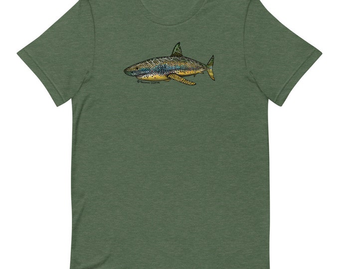 Shart (Shark - Trout) Fly Fishing - Short-Sleeve Unisex T-Shirt