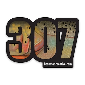 307 Wyoming Cuttroat Trout Sticker
